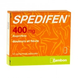 Spedifen 400 mg 12 comprim&eacute;s pellicul&eacute;s