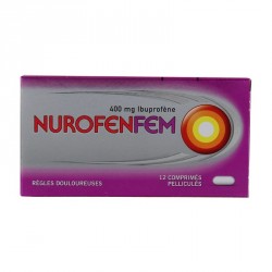 Nurofenfem 400mg 12 Comprim&eacute;s P&eacute;llicul&eacute;s