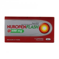 Nurofenflash 400mg 12 Comprim&eacute;s P&eacute;llicul&eacute;s