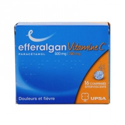 Efferalganvitamine C 500mg/200mg 16 comprim&eacute;s effervescents