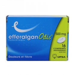 EfferalganOdis 500 mg 16 comprim&eacute;s orodispersibles