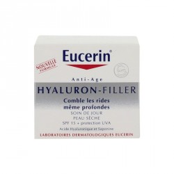 Eucerin Hyaluron Filler Anti Rides Jour Peaux s&egrave;ches 50ml
