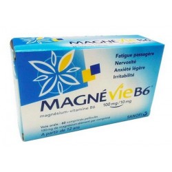 Magn&eacute;vie B6 100mg/10mg, comprim&eacute; pellicul&eacute;