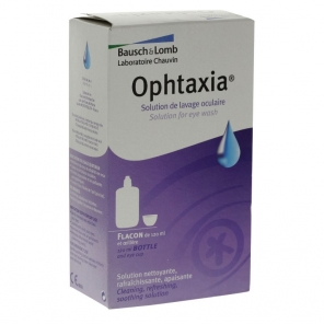 Bausch&Lomb ophtaxia solution lavage oculaire et oeill&egrave;re 120ml