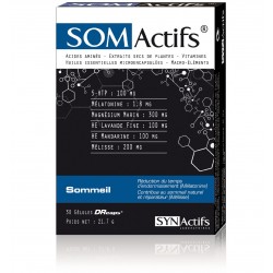 Aragan Synactifs SomActifs Sommeil 30 g&eacute;lules
