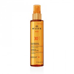 Nuxe Sun Huile Bronzante Visage et Corps SPF 30 150ml