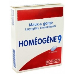 Boiron hom&eacute;og&egrave;ne 9 comprim&eacute;s x 60