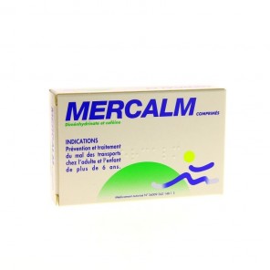 Mercalm 15 comprim&eacute;s