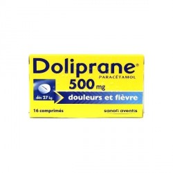 Doliprane 500 mg 16 comprim&eacute;s