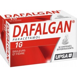 Dafalgan 1g 8 Comprim&eacute;s Effervescents