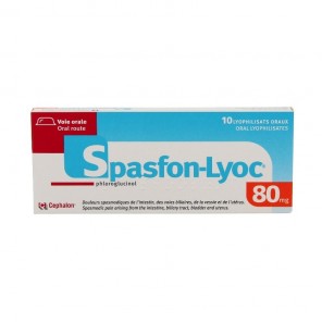 Spasfon Lyoc 80 mg 10 comprim&eacute;s