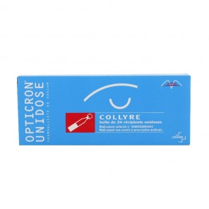 Opticron Unidose Collyre 24 R&eacute;cipients Unidoses de 0,35ml