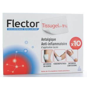 Flectortissugelep 1 % Empl&acirc;tre M&eacute;dicamenteux 10 enveloppes