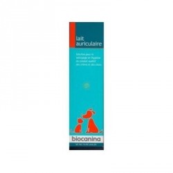 Biocanina lait auriculaire hygi&egrave;ne des oreilles chiens et chats 90 ml