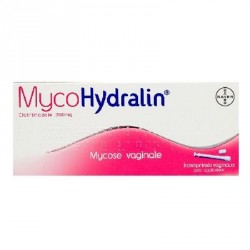 Mycohydralin comprim&eacute;s vaginal 200 mg 3 comprim&eacute;s