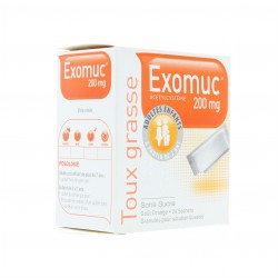 Exomuc orange 200mg 24 sachets