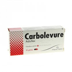 Carbolevure Adultes 30 g&eacute;lules
