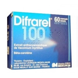 Difrarel 100mg 60 comprim&eacute;s