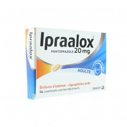Ipraalox 20 mg 14 comprim&eacute;s gastro-r&eacute;sistant