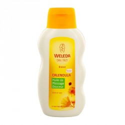 Weleda Huile de massage douceur b&eacute;b&eacute; au Calendula 200mL