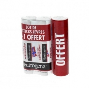 Neutrogena Stick L&egrave;vres 3x4,8g dont 1 Offert