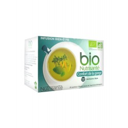 Nutrisant&eacute; Infusion Bio Confort de la Gorge 20 Sachets