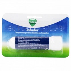 Vicks inhaler tampon impr&eacute;gn&eacute; pour inhalation par fumigation