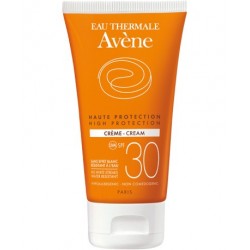Av&egrave;ne cr&egrave;me solaire visage peaux sensibles et s&egrave;ches spf 30 50ml