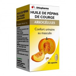 Arkopharma Arkog&eacute;lules Huile de P&eacute;pins de Courge 60 g&eacute;lules