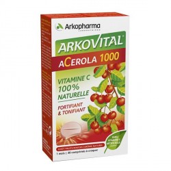 Arkopharma Ac&eacute;rola 1000 30 Comprim&eacute;s &agrave; Croquer
