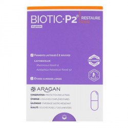 Aragan biotic P2 restaure ferments lactiques 10 g&eacute;lules
