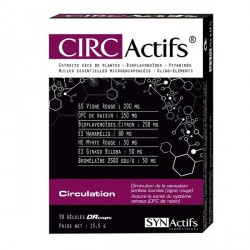 Aragan Synactifs Circactifs Circulation 30 g&eacute;lules
