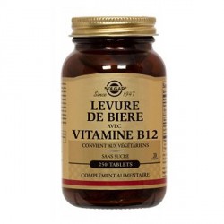 Solgar levure de bi&egrave;re 250 g&eacute;lules