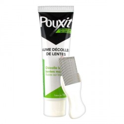 Pouxit baume d&eacute;colleur de lentes 100g + peigne
