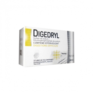 Digedryl digestions difficile 30 comprim&eacute;s effervescents