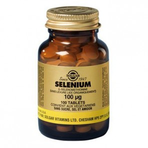 Solgar Selenium compl&eacute;ment alimentaire 100&micro;g 100 Comprim&eacute;s
