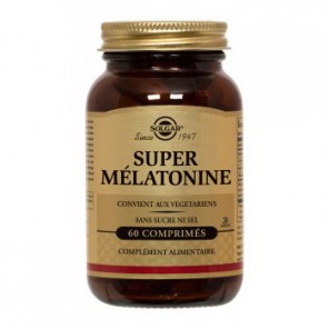 Solgar Super M&eacute;latonine endormissement 1,9mg 60 comprim&eacute;sv