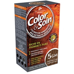3 Ch&ecirc;nes Color&Soin ch&acirc;tain clair cappuccino coloration permanante 5GM