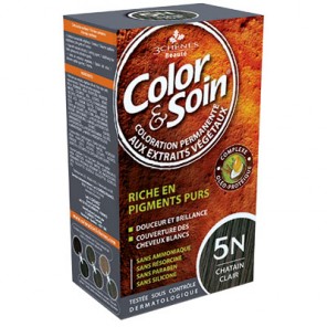 3 Ch&ecirc;nes Color&Soin chat clair coloration permanente 5N