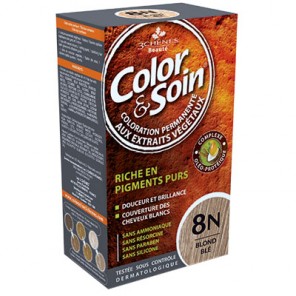 3 Ch&ecirc;nes Color&Soin blond bl&eacute; coloration permanente 8N