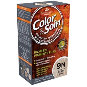 3 Ch&ecirc;nes Color&Soin blond miel coloration permanente 9N