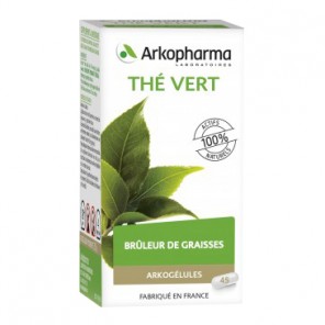 Arkopharma Arkog&eacute;lules th&eacute; vert compl&eacute;ment alimentaire 45 g&eacute;lules