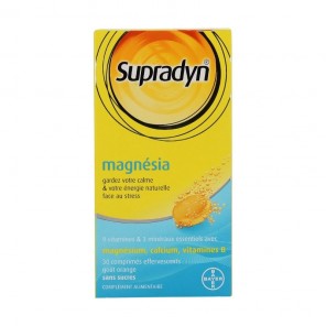 Supradyn magn&eacute;sia 30 comprim&eacute;s effervescents