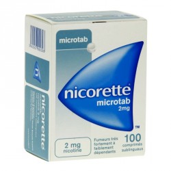 Nicorette Microtab 2mg 100 comprim&eacute;q sublinguaux